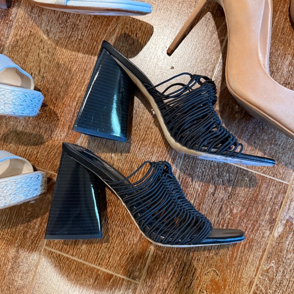Lot Bundle Designer Heels Vince Steve Madden Sam Edelman Mules Sandals Platforms - Picture 3 of 7